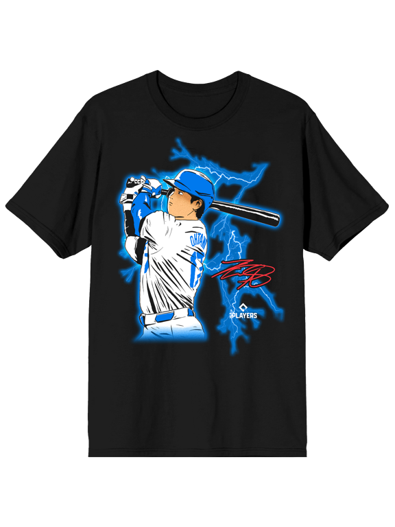 MLBPA Shohei Ohtani Swing Graphic Tee for Men-Large