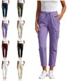 thumbnail image 1 of MLCDZ Hiking Pants Women Lightweight Cargo Pants Breathable Quick Dry Joggers for Women with Pockets Mountain Climbing Travel Trousers with Multiple Pockets, 1 of 7
