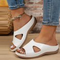 thumbnail image 1 of MLCDZ Orthopedic Sandals for Women, Women Dressy Summer Comfortable Sandals with Arch Support Wedge Sandals Flip Flops Sandals White 37, 1 of 9