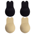 thumbnail image 1 of MLDRA 2 Pairs Sticky Bra Push up Backless Bra with Bunny Ears, Strapless Bra for Women Reusable Adhesive Lift Up, 1 of 6