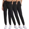 thumbnail image 1 of MLDRA 3 Pack Joggers Sweatpants for Women Ultra-Soft Lightweight for Lounge Athletic Yoga Running Workout Pants with Pockets L, 1 of 11