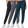 thumbnail image 1 of MLDRA 3 Pack Joggers Sweatpants for Women Ultra-Soft Lightweight for Lounge Athletic Yoga Running Workout Pants with Pockets, 1 of 7