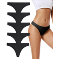 thumbnail image 1 of MLDRA Seamless Women Underwear Thongs,No Show Ladies Thong,No Line Workout Breathable Comfortable Panties,Soft Undies,5-Pack, 1 of 7