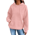 thumbnail image 1 of MLDRA Hoodies for Women, Fall Crewneck Womens Hoodies Sweatshirt for Women 2025 Waffle Knit Pullover with Pockets, Essentials Hoodie Casual Long Sleeve Drawstring, 1 of 9