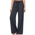 thumbnail image 1 of MLDRA Women's Wide Leg Pants Yoga Casual with Pockets Loose Trousers High Waisted sweatpants Palazzo Lounge Pants Grey, 1 of 8