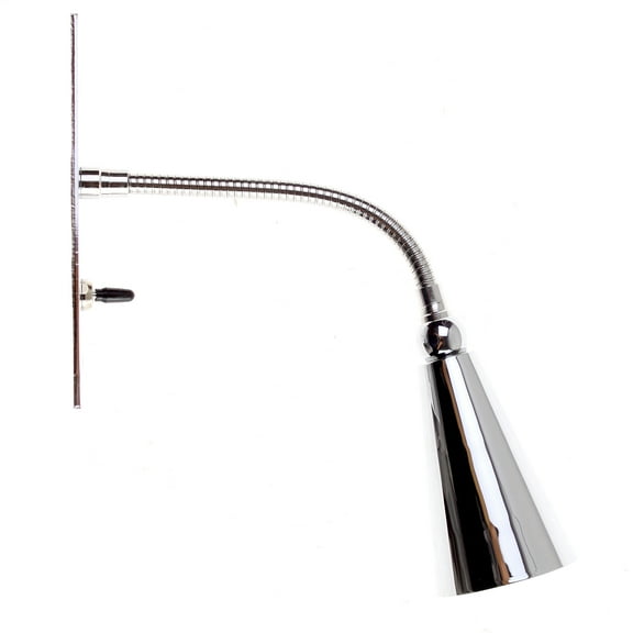 MLE Hotel Lighting 8LIB165M01 LIBRA LED Reading Light, Polished Chrome, Recessed Mount