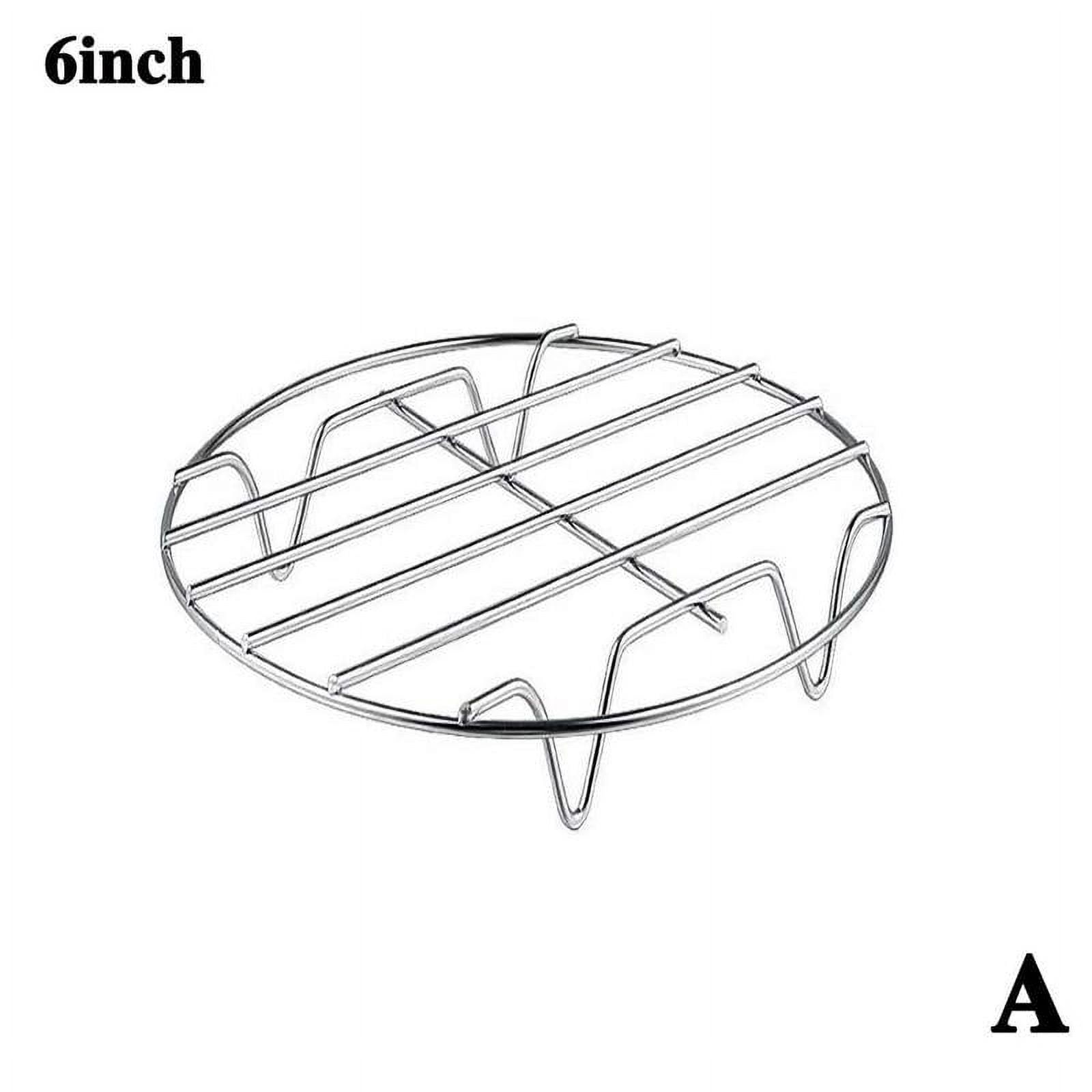 MLEHN 2 Pack 6/7/8/9 Inch Air Fryer Accessories Stainless Steel Cooking ...