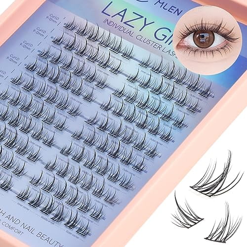 MLEN DIARY 120pcs Manga Lash Clusters Manga Anime Lash Clusters Wispy