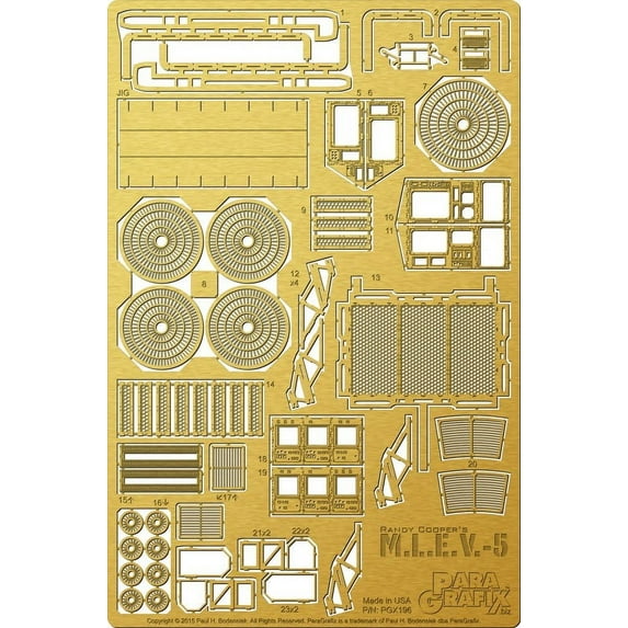 MLEV-5 Photoetch Set - PGX196 ParaGrafix