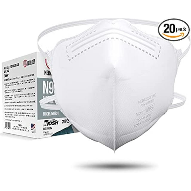 MLG50183120PMerilogy N95 Mask Respirator NIOSH Certified N95