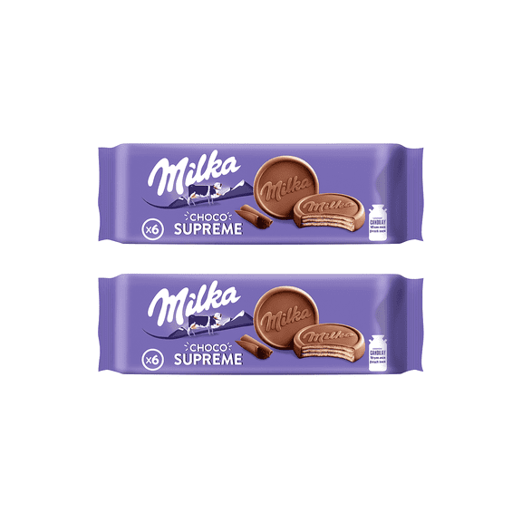 MLIKA CHOCO SUPREME 6PACK 180G (PACK OF 2)