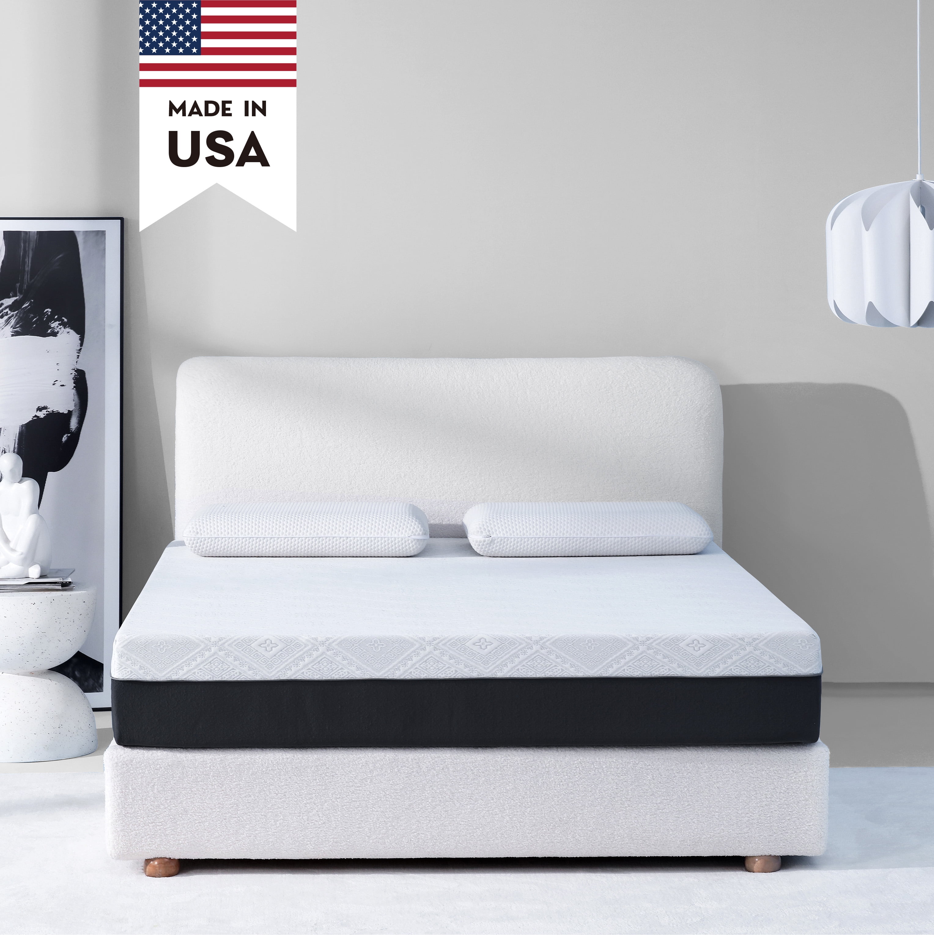 MLILY 10 inch Gel Memory Foam Mattress, King Size Bed in a Box