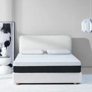 EGOHOME Charcoal 10 Gel Memory Foam Mattress King Mattress in a Box Medium