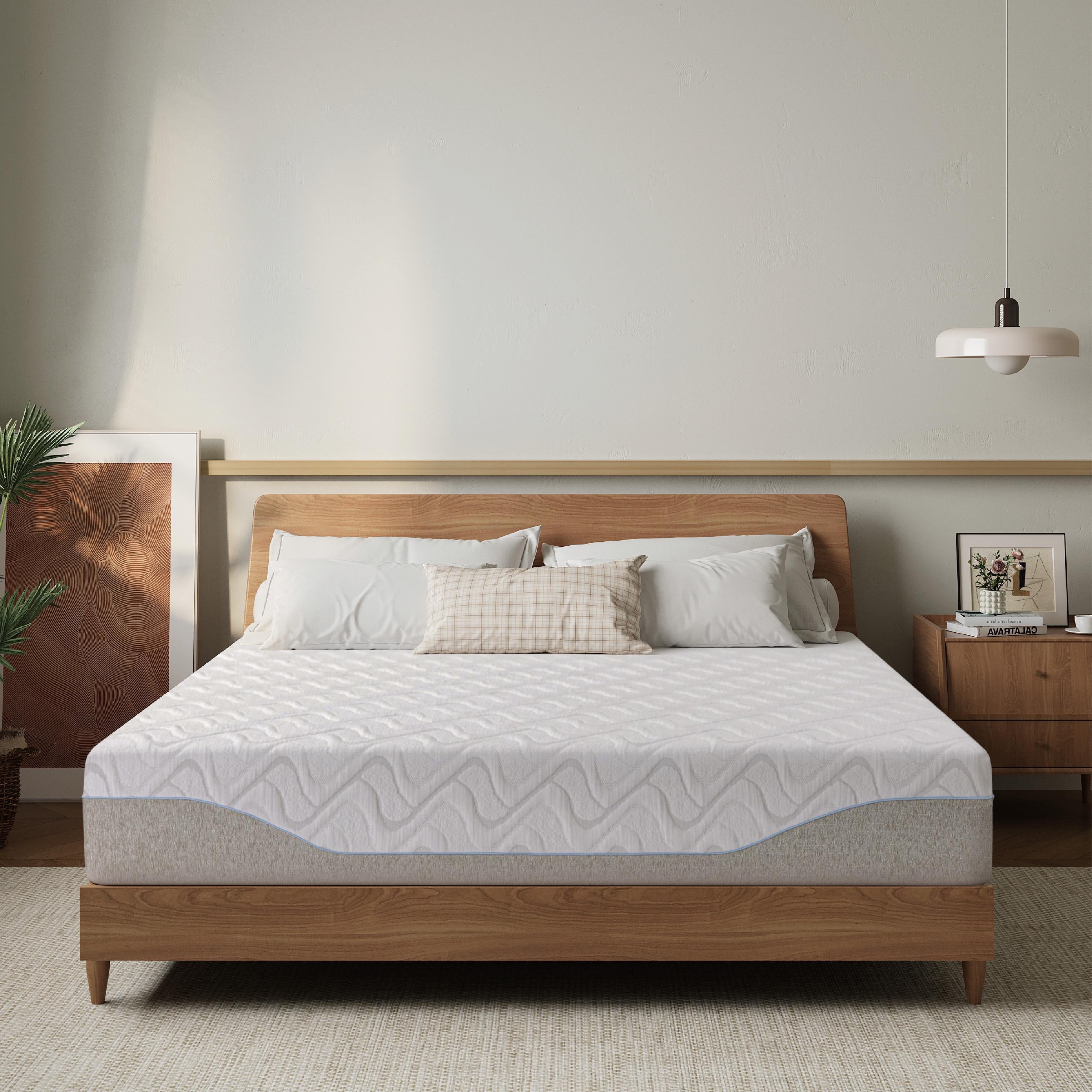MLILY 11" Green Tea Gel Memory Foam Twin Mattress, Medium
