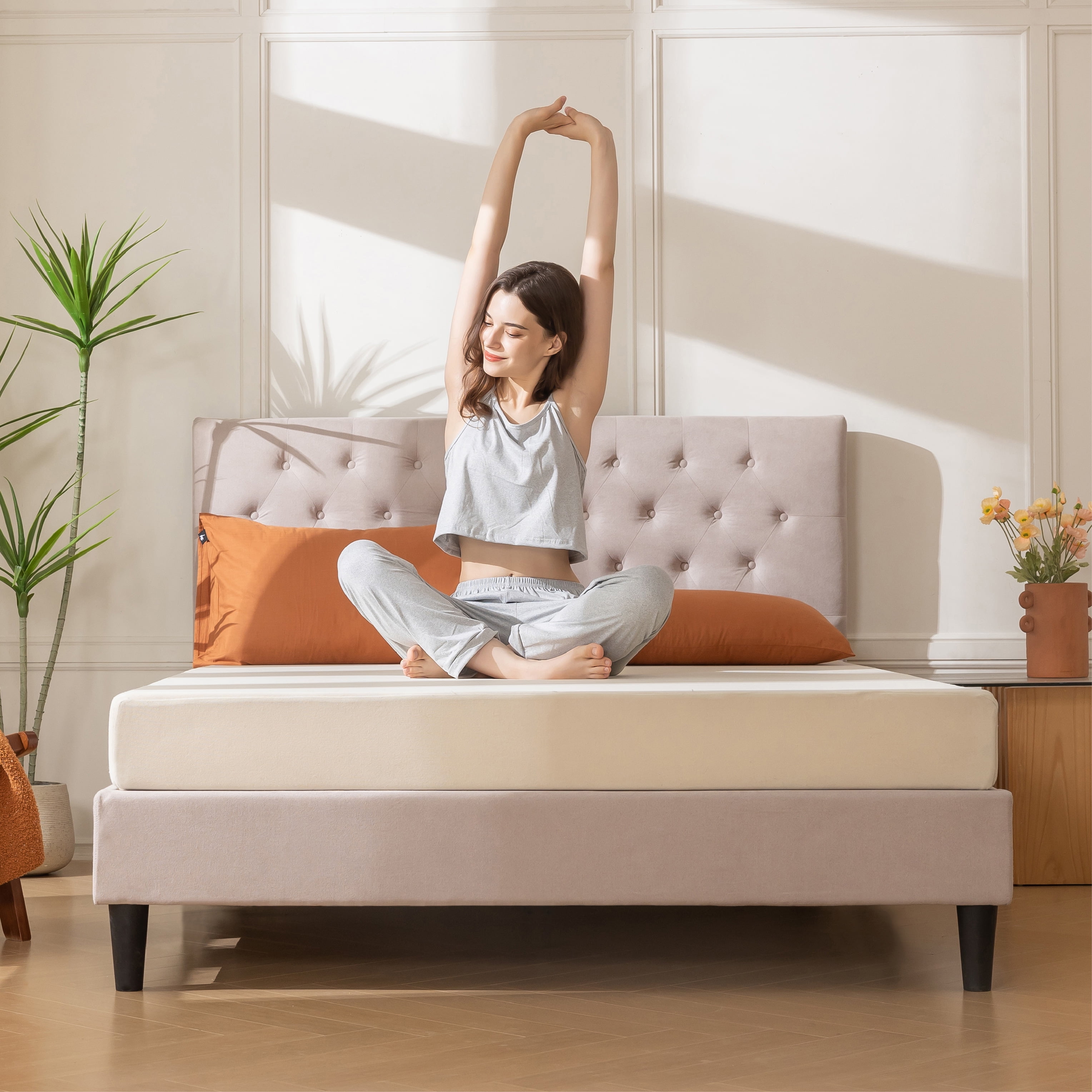 MLILY 12 inch Gel Memory Foam Mattress, Queen Mattress in a Box, Medium