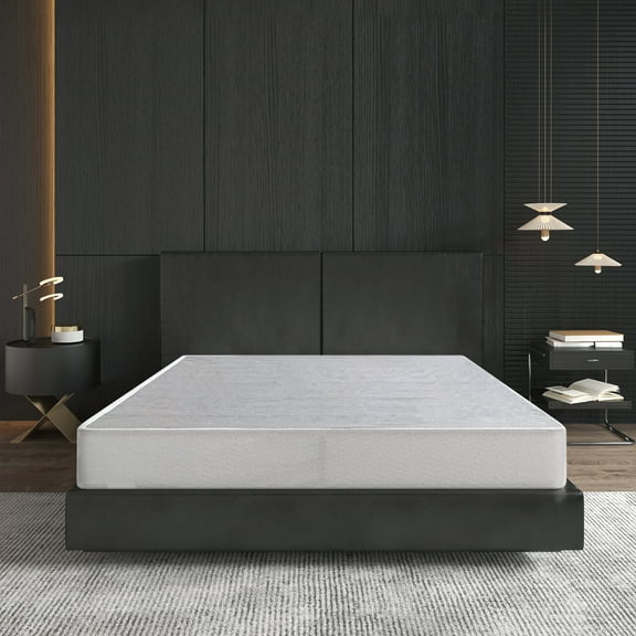 EGOHOME 7.5 inch King Size Metal Box Spring, Easy Assembly Mattress Foundation