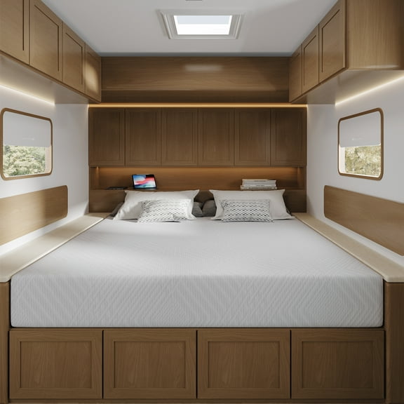 EGOHOME Ego 8 inch RV Mattress Short Queen Size, Camper Bed in a Box