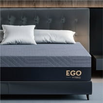 MLILY Ego Black 10 inch Hybrid Mattress, King Size Memory Foam Mattress and Pocket Spring