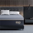 thumbnail image 1 of EGOHOME Black 12 inch Hybrid Mattress, Full Size Memory Foam Mattress, Pocket Spring, 1 of 10
