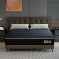 thumbnail image 1 of EGOHOME Ego Black 12 inch Queen Memory Foam Mattress, Cooling Gel Mattress in a Box, Medium Firm, 1 of 9