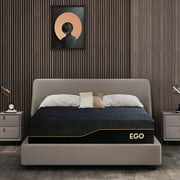 MLILY Ego Black Cooling Gel Memory Foam Mattress, 14 inch King Size Mattress in a Box, Firm