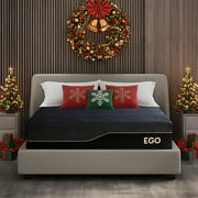 MLILY Ego Black Firm Cooling Gel Memory Foam Mattress, 14 inch King Size Mattress in a Box
