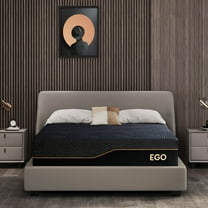MLILY Ego Black Firm Cooling Gel Memory Foam Mattress, 14 inch King Size Mattress in a Box