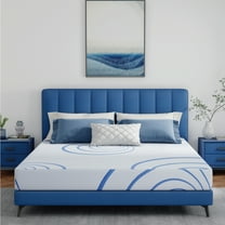 EGOHOME Charcoal 8 inch Memory Foam Mattress with Gel, Twin Mattress in a Box, Medium