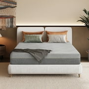 MLILY Ego Gray 12 inch Queen Size Mattress, Gel Memory Foam Mattress in a Box