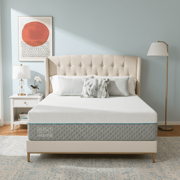 EGOHOME 14 inch Full Size Mattress in a Box, Gel Memory Foam Mattress, Medium