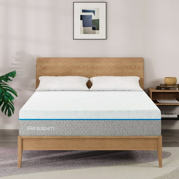 EGOHOME Twin Mattress, Gel Memory Foam 10" Mattress in a Box, Ego Serenity