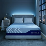 EGOHOME Ego Elysian Queen Mattress, 12 inch Memory Foam Mattress with Pocket Spring, Hybrid Mattress in a Box