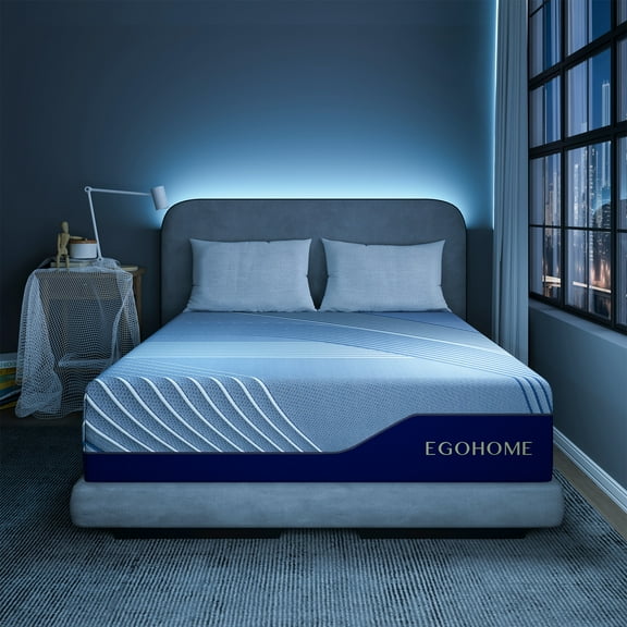 EGOHOME Ego Elysian King Size Hybrid Mattress in a Box, 14 inch Memory Foam Mattress with Pocket Spring