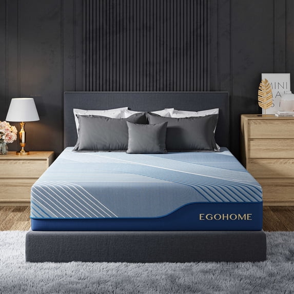 EGOHOME Ego Elysian King Size Hybrid Mattress in a Box, 14 inch Memory Foam Mattress with Pocket Spring