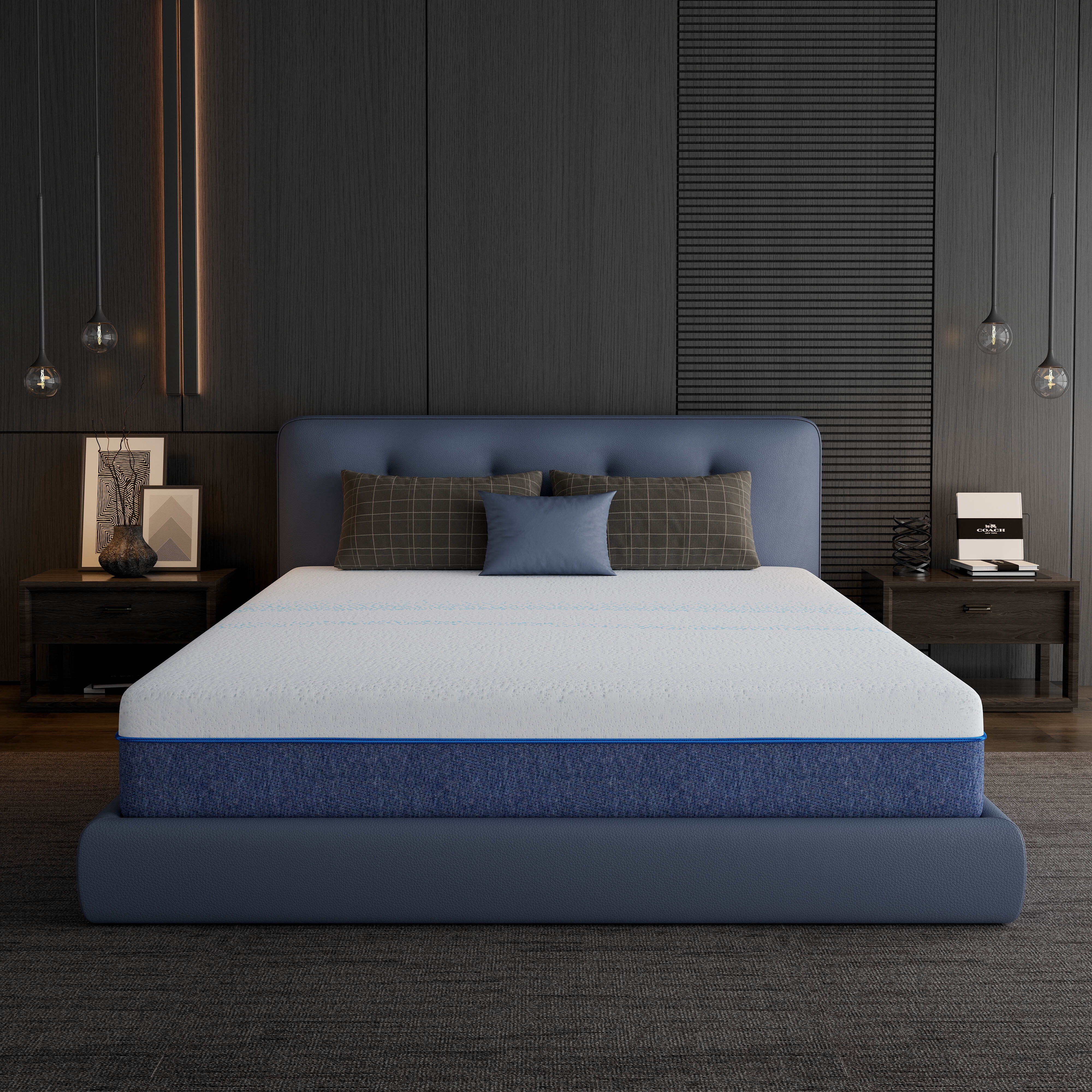 EGOHOME Essence Sleep California King Mattress, 12" Memory Foam Mattress in a Box, Medium