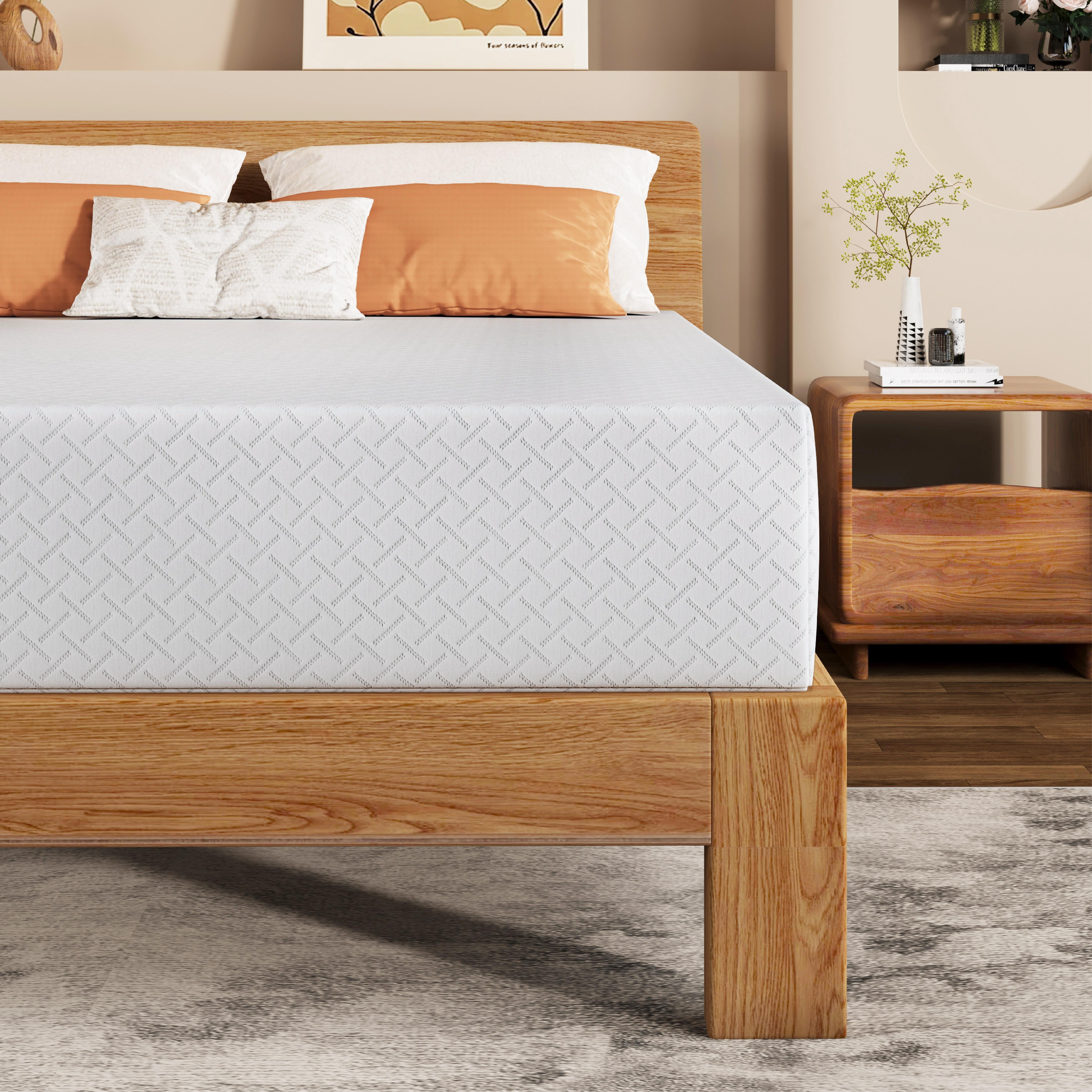 EGOHOME TrueZen King Mattress, 12" Memory Foam Mattresses in a Box, Medium