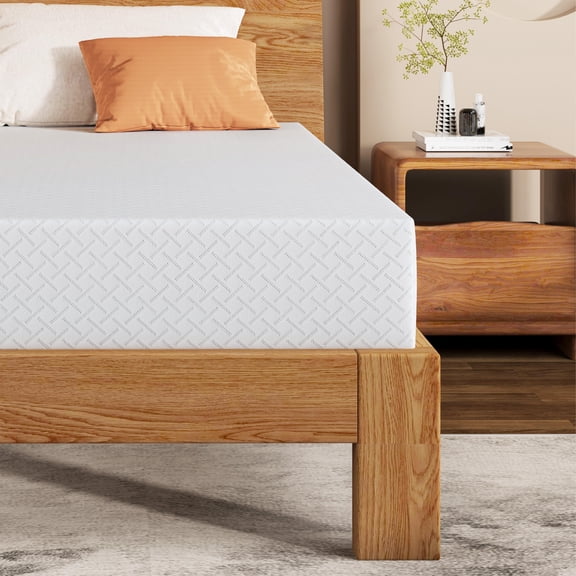 EGOHOME TrueZen Twin Mattress, 8" Memory Foam Mattresses in a Box, Medium