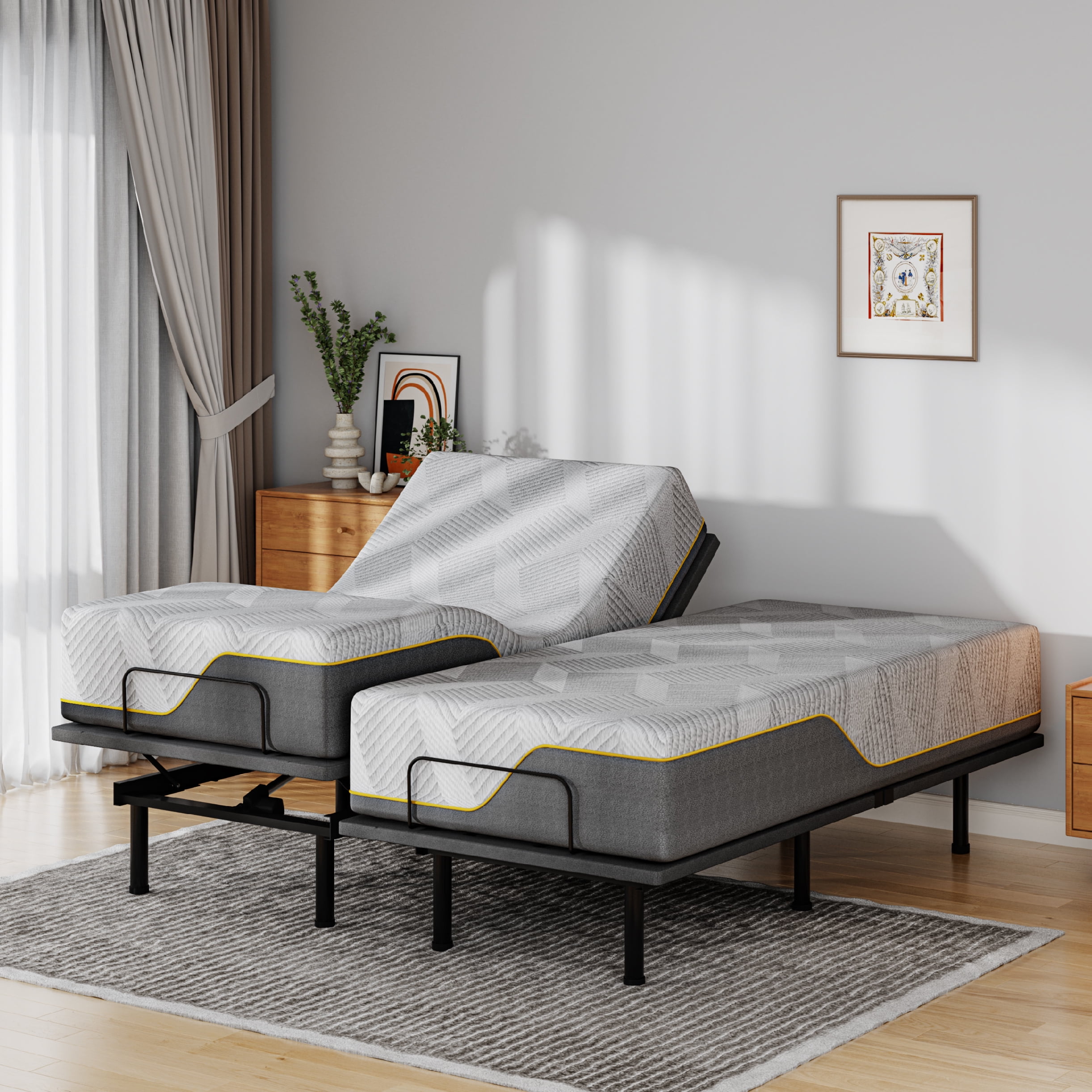 Emma split king mattress sale with adjustable base