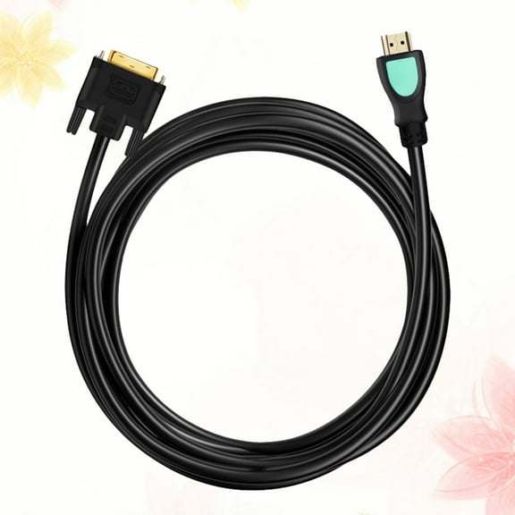 MLINS 1.5m Ultra-fine Line to DVI DVI to Full High Definition High Cable Cable (Black)