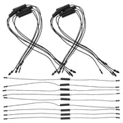 MLINS 1 Pack Polyester Hang Tag String Cylinder Double Lock Fasteners Tags Strings for Clothing Shoes Bags Garments Accessories 1000 Pieces/Pack