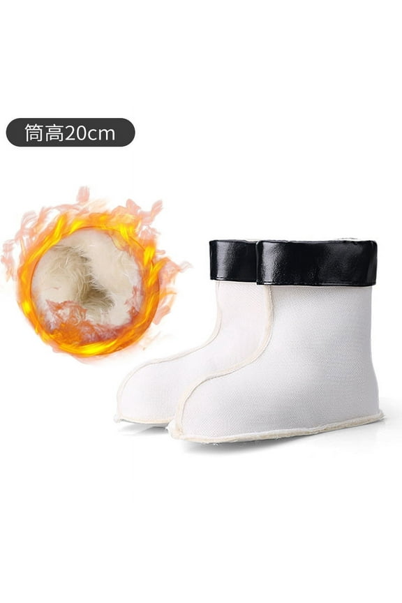 1 Pair Of Men Insulated Boot Liners Thick Thermal Rain Boot Socks Rain Shoes Replacement Lining Shoes Inner Wearing Accessory