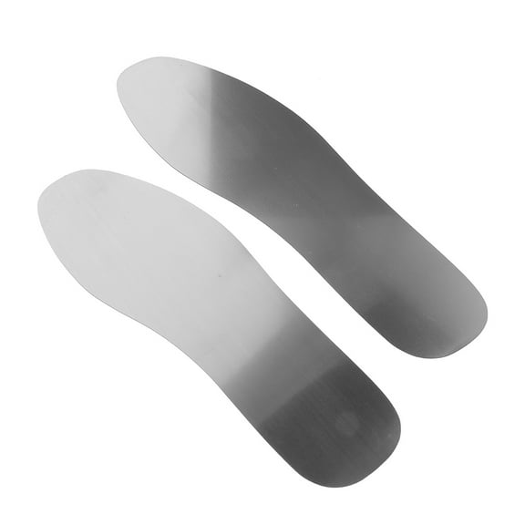 MLINS 1 Pair of Stainless Steel Shoe Insoles Sturdy Shoe Insoles Women Men Shoe Insoles Safety Shoe Insoles Shoe Insoles Adults Shoe Inserts (Size: 38)