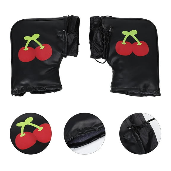 MLINS 1 Pair Windproof Waterproof Motorcycle Handlebar Covers Universal Winter Hand Warmers Cold Weather Gloves for Motorbike Scooter ATV