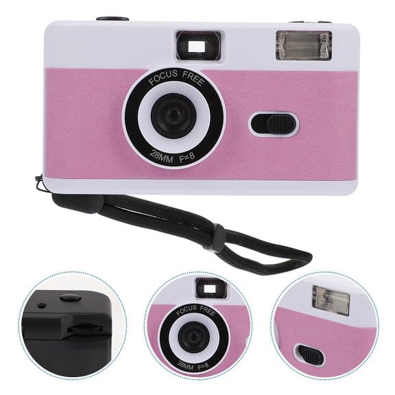 MLINS 1 Pc Vintage Film Camera Reusable Film Camera Build-in Flash Camera No Battery