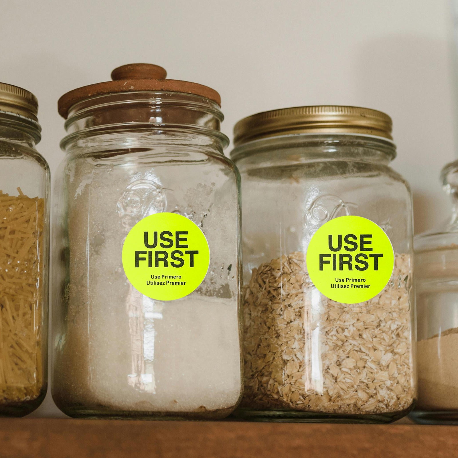 MLINS 1 Roll Use First Inventory Label Removable Circle Labels Small ...