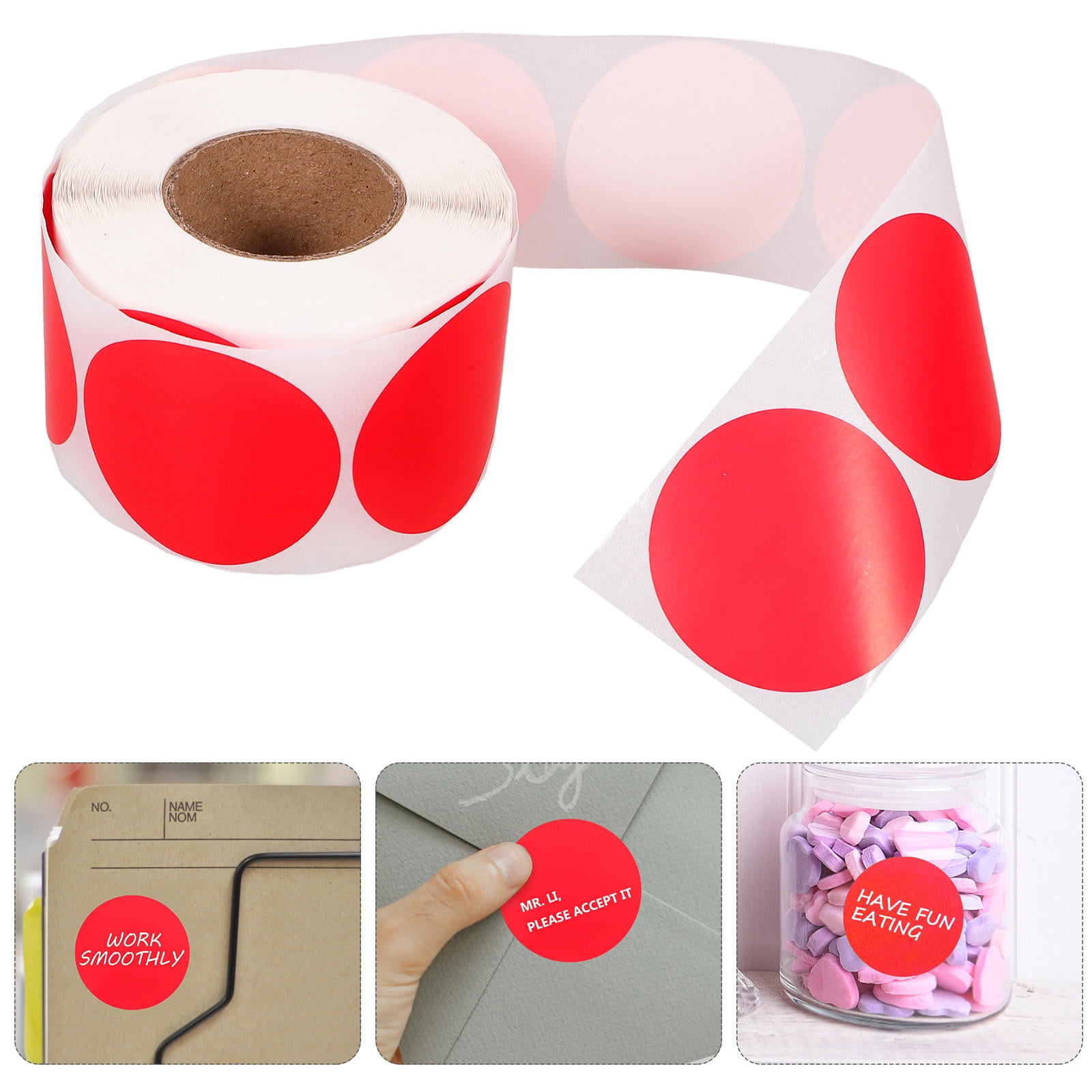 MLINS 1 Roll of Sticker Label Sticker Paper for Printer Printable Label ...