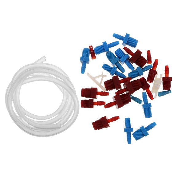 MLINS 1 Set Brake Bleeder Kit Oil Pump Brake Bleed Tube Brake Bleeder Brake Oil Parts Includes Hose Clip Threaded Fittings