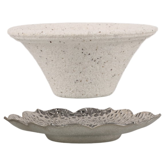 MLINS 1 Set Ceramic Tea Filter Reusable No Hole Coffee Filter Dripper Tea Coffee Infuser