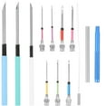 thumbnail image 1 of PTOOTP 1 Set Punch Needle Tool Metal Assorted Color for Craft Work Classes Home Decoration Back to School, 1 of 8