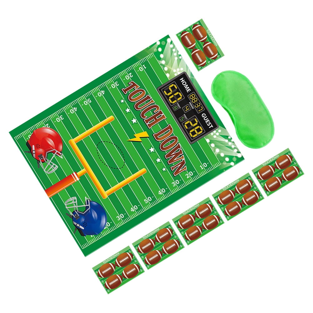 MLINS 1 Set Football Party Game Poster American Football Theme Decorations Sports Birthday Party Supplies Rugby Game Day Accessories